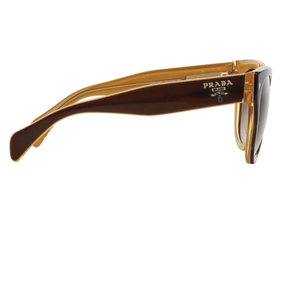 PRADA Cat Eye Brown Sunglasses - Picture 7 of 10